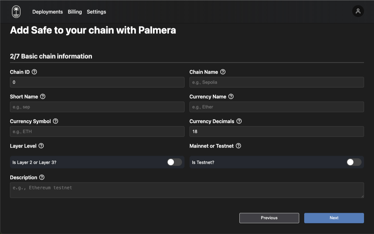 Safe deployment interface.